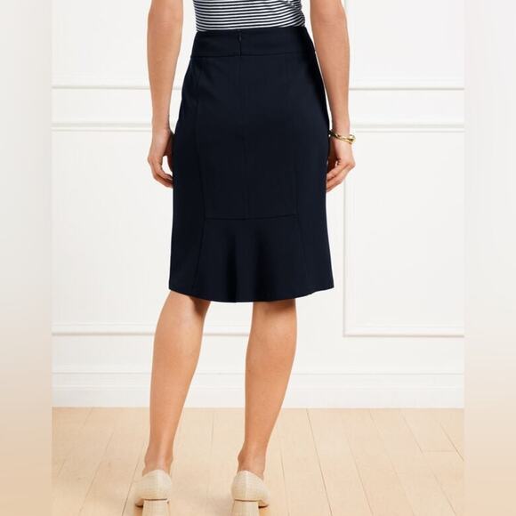 NWT Talbots Easy Travel Pencil Skirt Black 18W Petite - Picture 4 of 11